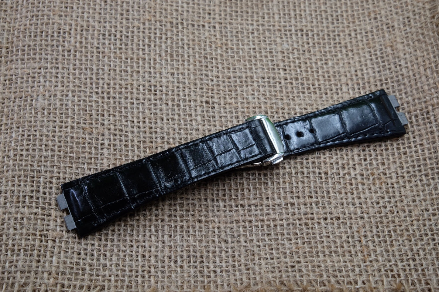 27mm Hublot Big Bang One Click bespoke crocodile strap HDCCD117