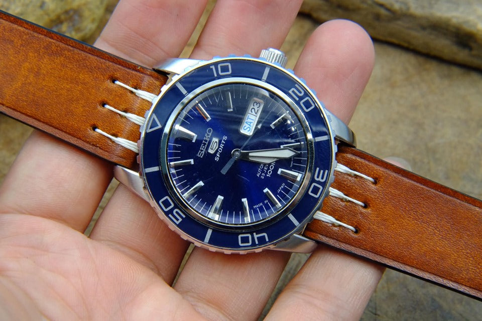 BESPOKE GENUINE COW LEATHER WATCH STRAP BAND HDLE11