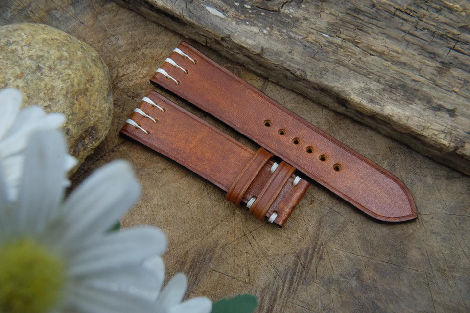 BESPOKE GENUINE COW LEATHER WATCH STRAP BAND HDLE11
