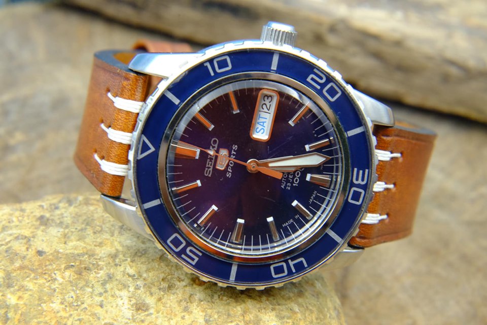 BESPOKE GENUINE COW LEATHER WATCH STRAP BAND HDLE11