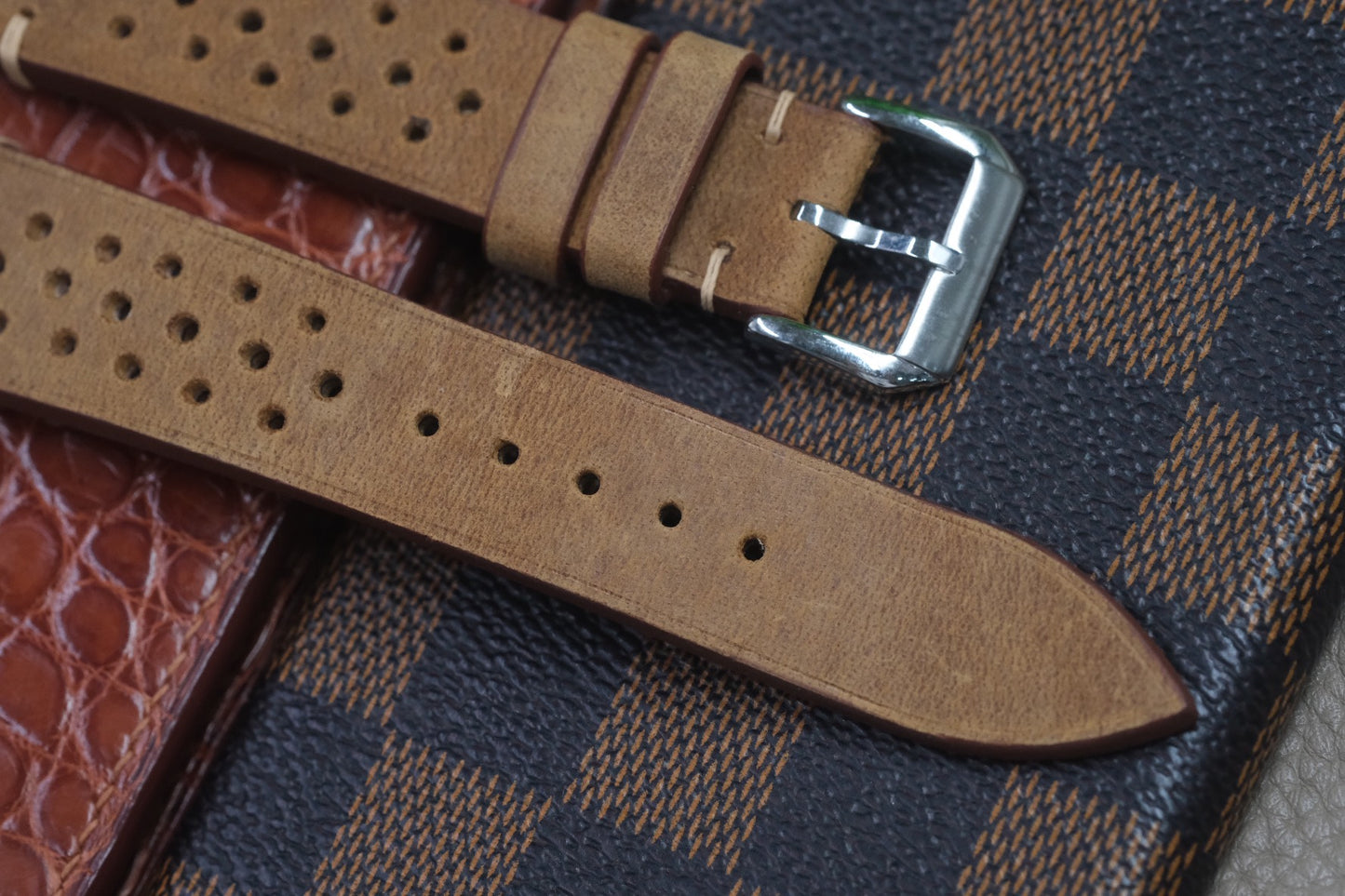 BROWN COW LEATHER WATCH STRAP RD60