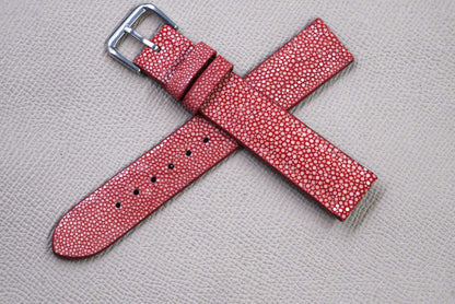 RED STINGRAY LEATHER WATCH STRAP RD148