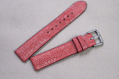 RED STINGRAY LEATHER WATCH STRAP RD148