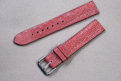 RED STINGRAY LEATHER WATCH STRAP RD148