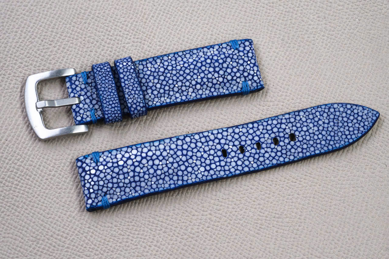 BLUE STINGRAY LEATHER WATCH STRAP RD147
