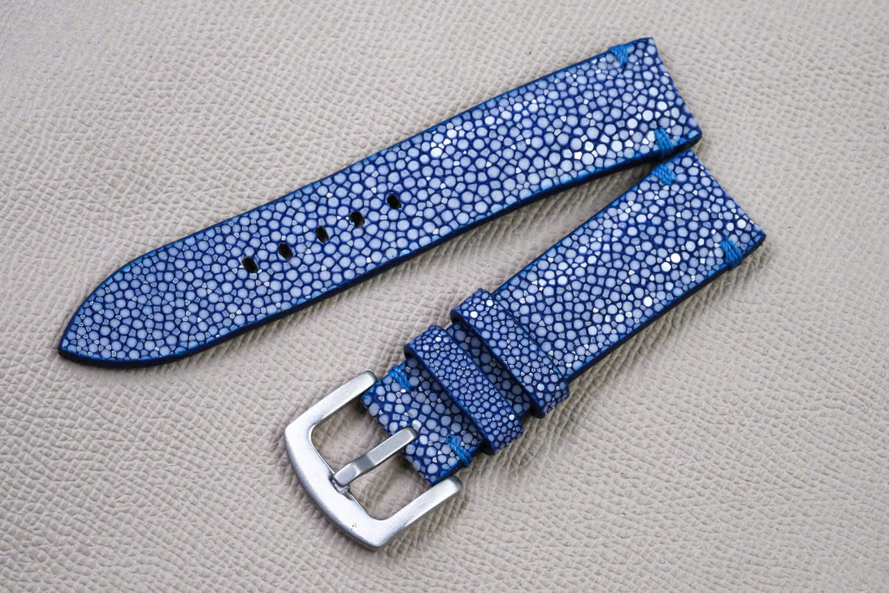 BLUE STINGRAY LEATHER WATCH STRAP RD147