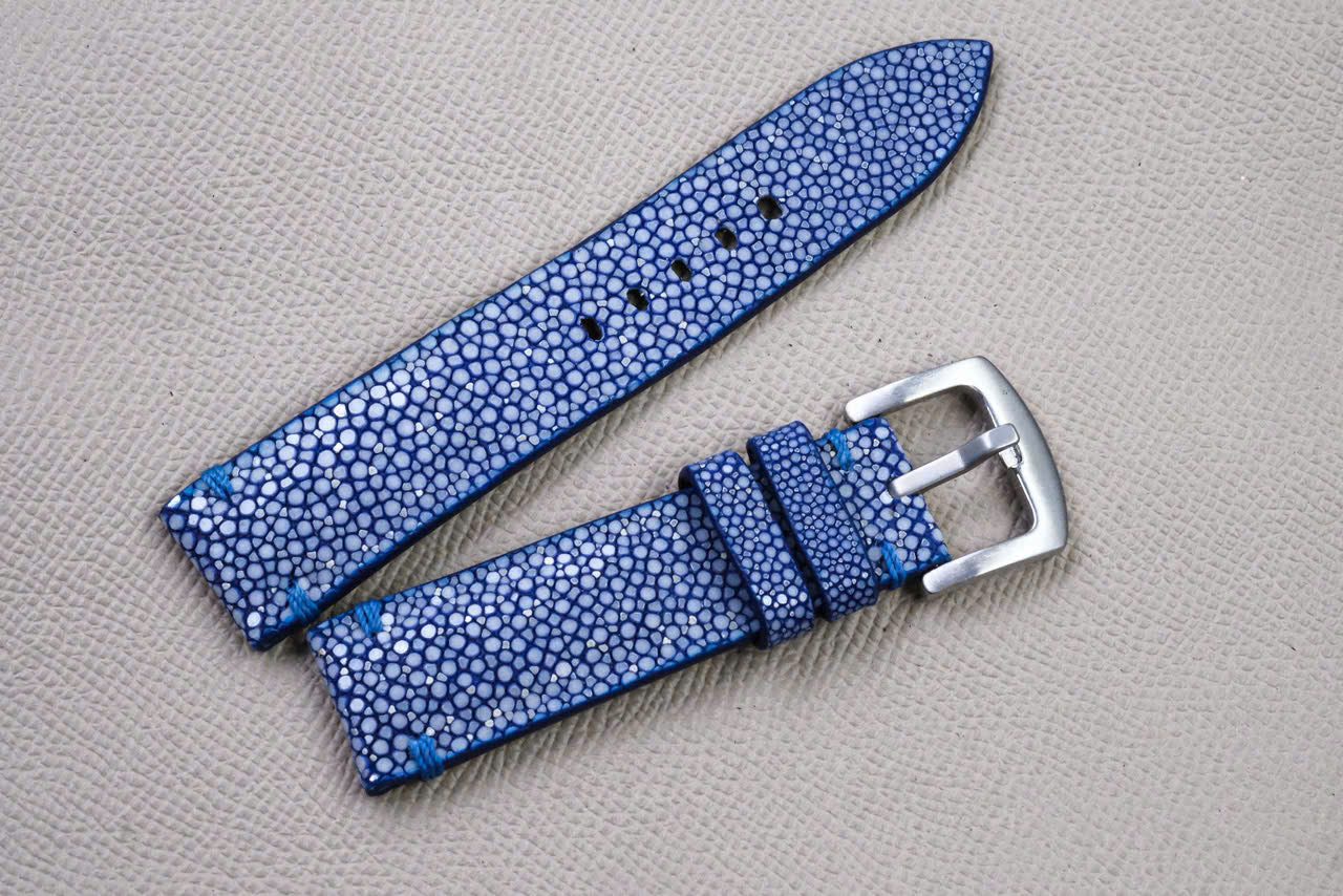 BLUE STINGRAY LEATHER WATCH STRAP RD147