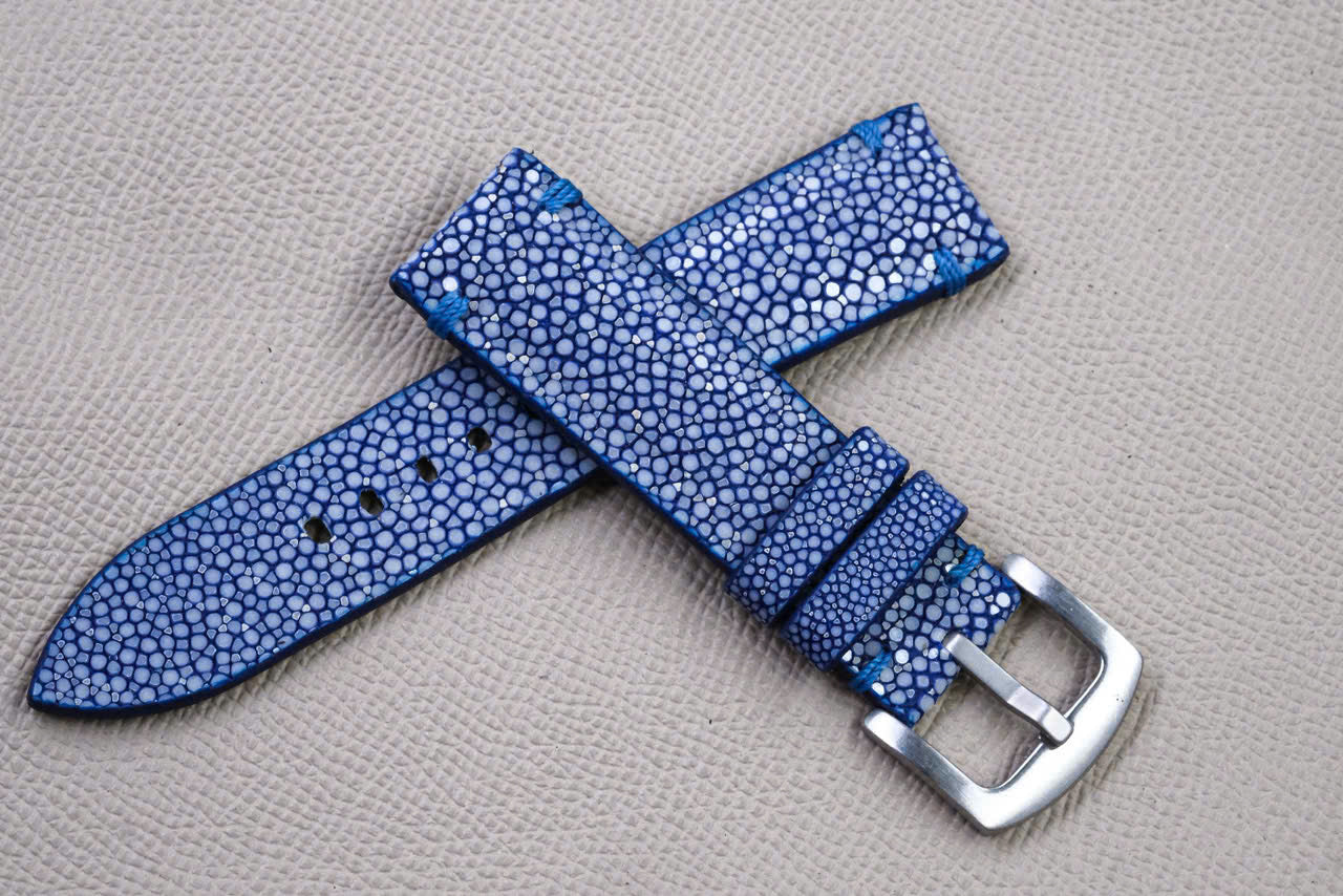 BLUE STINGRAY LEATHER WATCH STRAP RD147