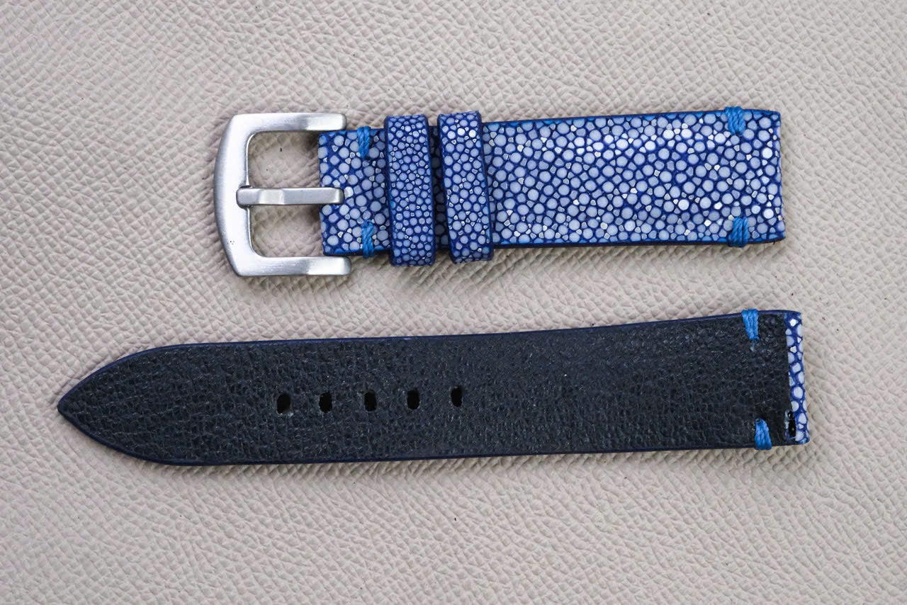 BLUE STINGRAY LEATHER WATCH STRAP RD147