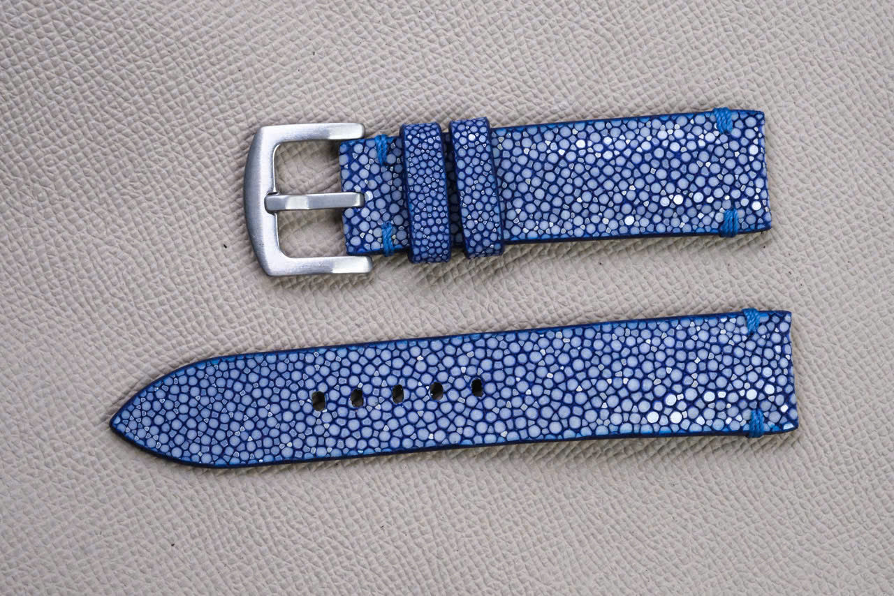 BLUE STINGRAY LEATHER WATCH STRAP RD147
