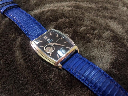 BESPOKE GENUINE BLUE LIZARD SKIN LEATHER STRAP HDLZ20