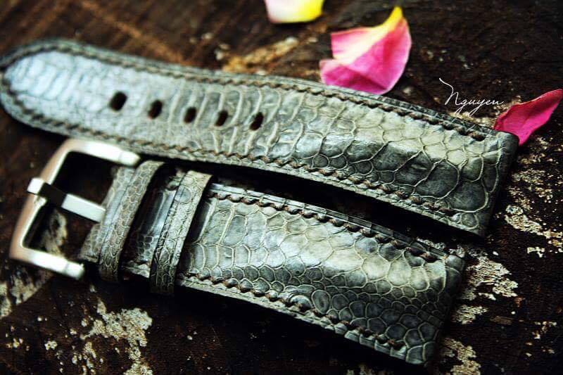 BESPOKE GENUINE GREY CHICKEN LEG WATCH STRAP HDCL09