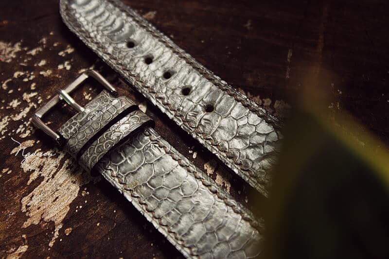 BESPOKE GENUINE GREY CHICKEN LEG WATCH STRAP HDCL09