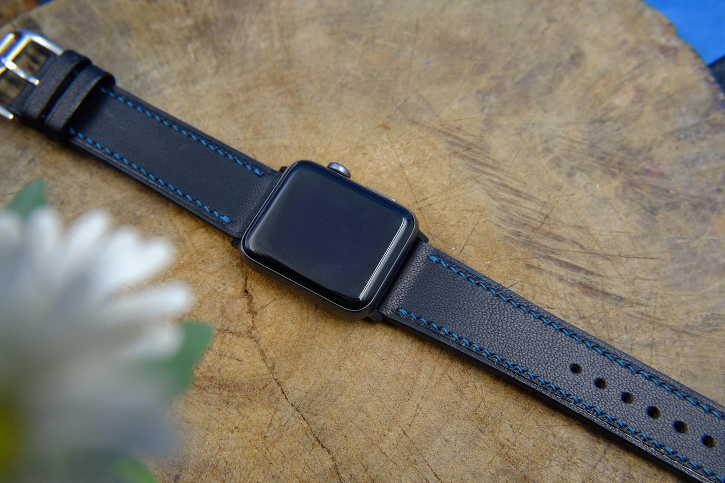 BESPOKE GENUINE BROWN APPLE LEATHER STRAP HDAW01