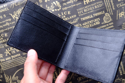 BESPOKE GENUINE BLACK EPI BIFOLD MAN WALLET HDWA39