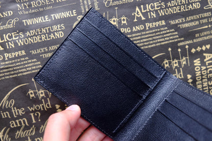 BESPOKE GENUINE BLACK EPI BIFOLD MAN WALLET HDWA39