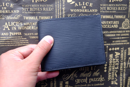 BESPOKE GENUINE BLACK EPI BIFOLD MAN WALLET HDWA39