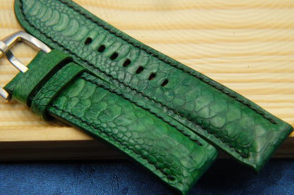 BESPOKE GENUINE NO PEARL GREEN CHICKEN LEG WATCH STRAP HDCL06