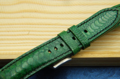 BESPOKE GENUINE NO PEARL GREEN CHICKEN LEG WATCH STRAP HDCL06