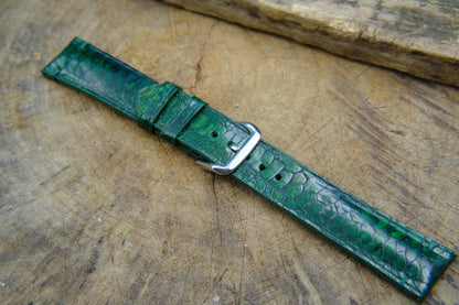 BESPOKE GENUINE  GREEN CHICKEN LEG WATCH STRAP HDCL03