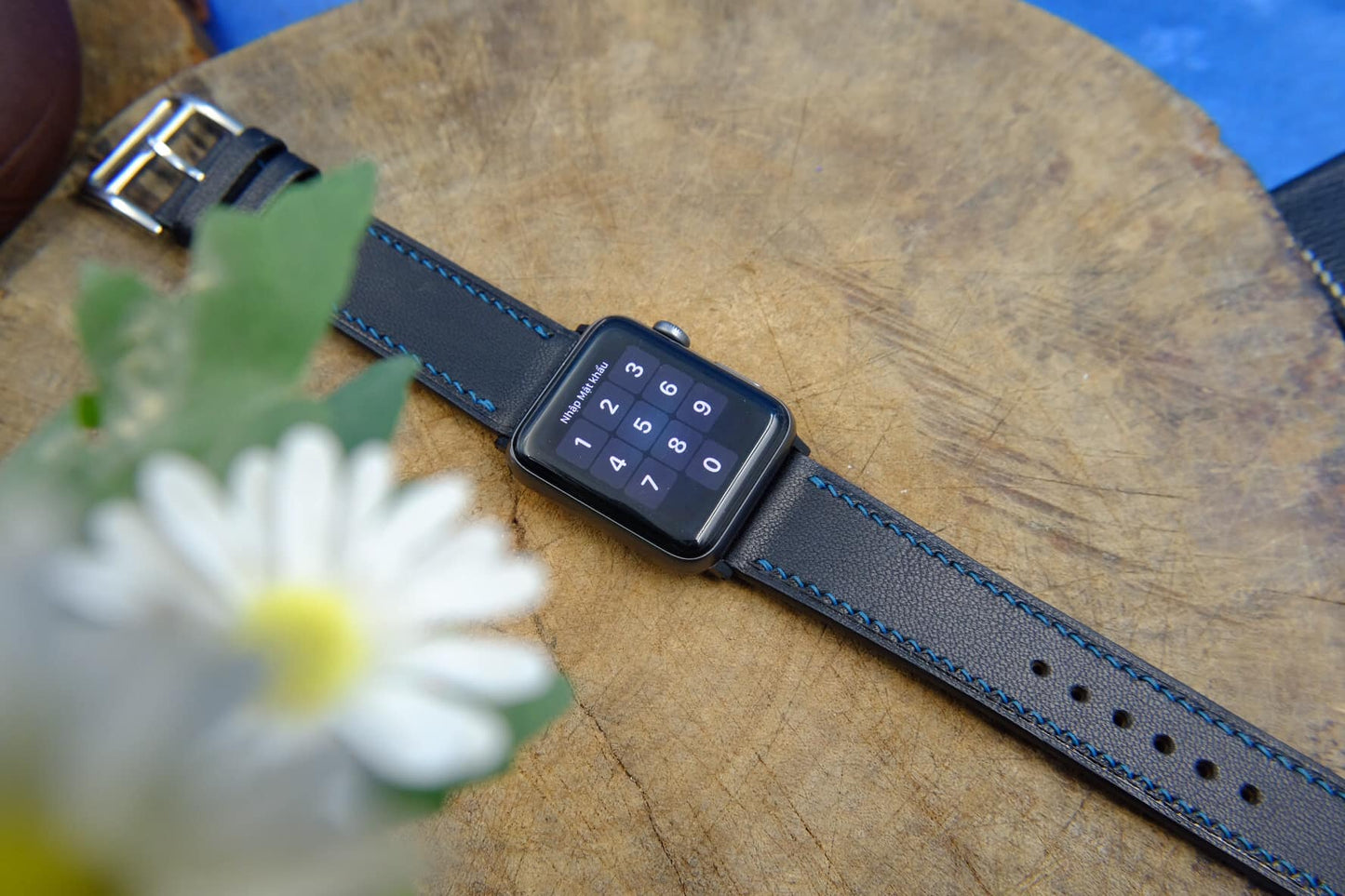 BESPOKE GENUINE BROWN APPLE LEATHER STRAP HDAW01