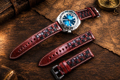 Vintage Braided Leather Strap