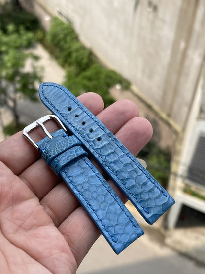 Blue Chicken leg leather watch strap HDCL15