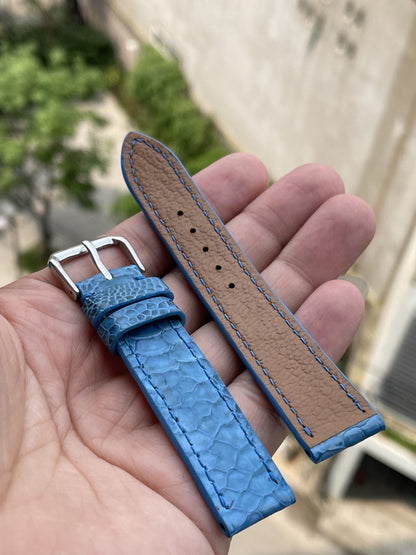 Blue Chicken leg leather watch strap HDCL15