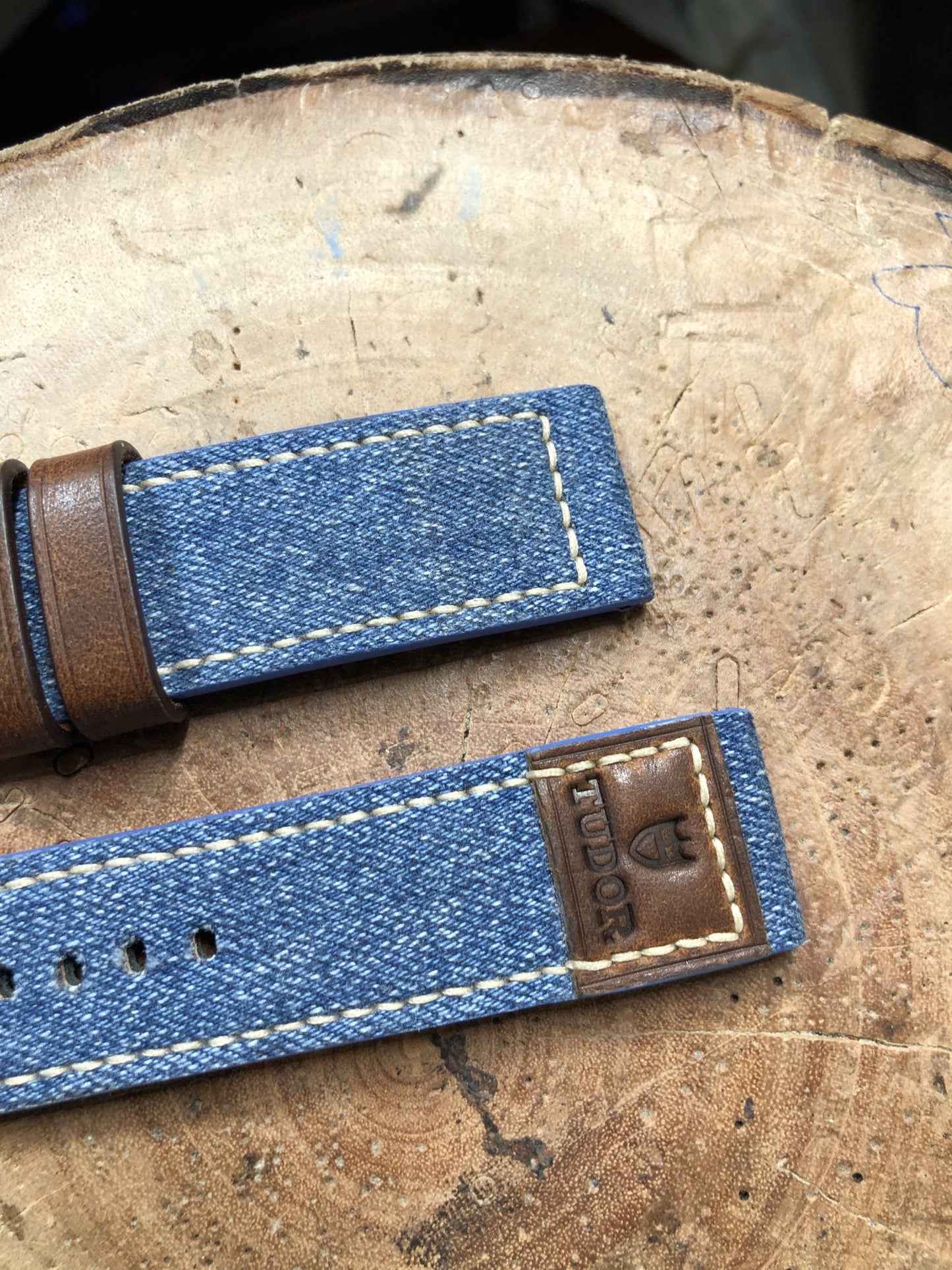 BLUE DENIM WATCH STRAP HDDNTD02