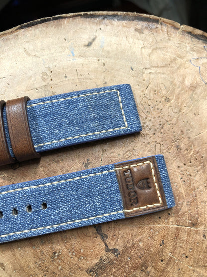 BLUE DENIM WATCH STRAP HDDNTD02