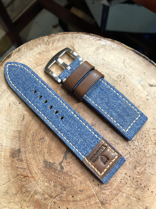 BLUE DENIM WATCH STRAP HDDNTD02