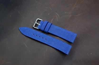 Blue canvas handmade watch strap HDCVS06