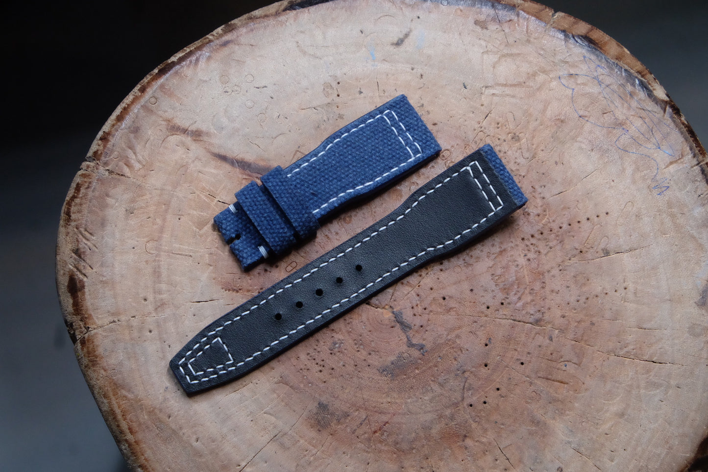 BLUE DENIM PILOT WATCH STRAP HDDN02