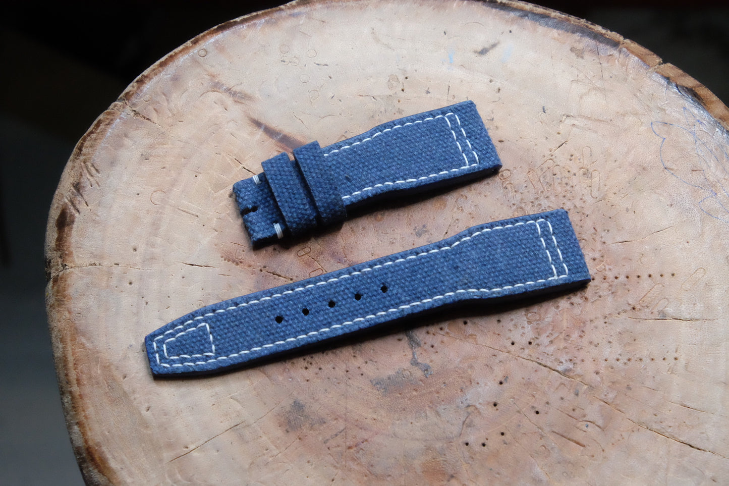 BLUE DENIM PILOT WATCH STRAP HDDN02