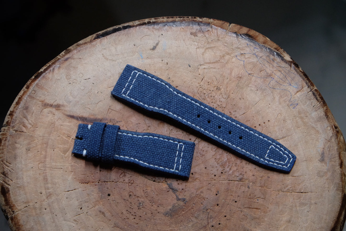 BLUE DENIM PILOT WATCH STRAP HDDN02