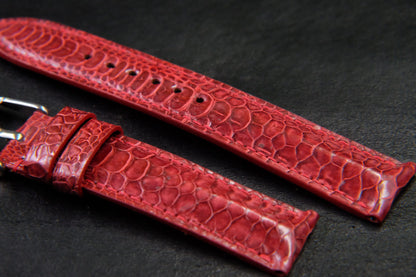 BESPOKE GENUINE RED CHICKEN LEG WATCH STRAP HDCL10