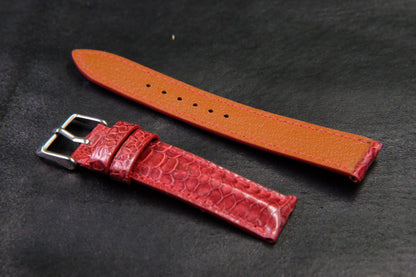 BESPOKE GENUINE RED CHICKEN LEG WATCH STRAP HDCL10