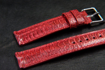 BESPOKE GENUINE RED CHICKEN LEG WATCH STRAP HDCL10