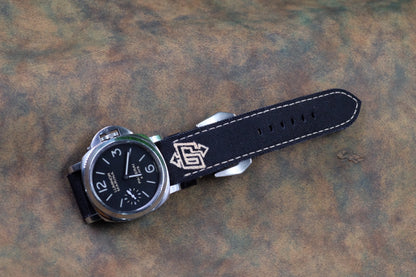 Hand painted punisher canvas strap for Panerai HDPAM27