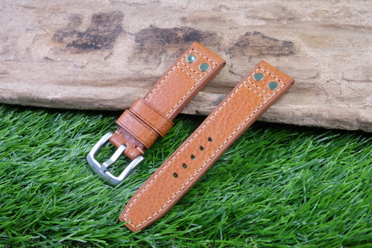 Italian vachetta leather watch strap HDCLE73