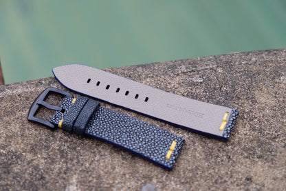 No pearl black stingray strap HDST130