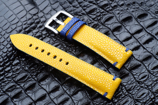 No pearl yellow stingray watch strap HDST119