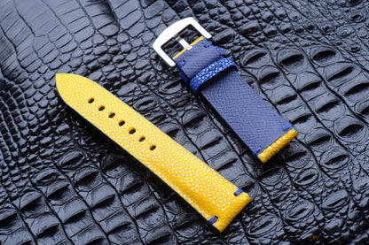 No pearl yellow stingray watch strap HDST119