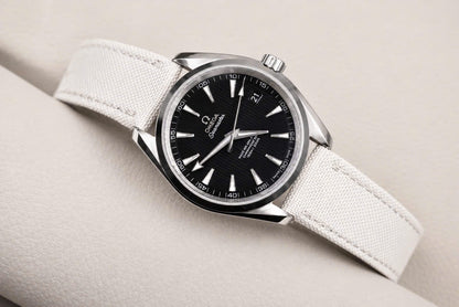 Rolled canvas handmade watch strap  HDRCV01
