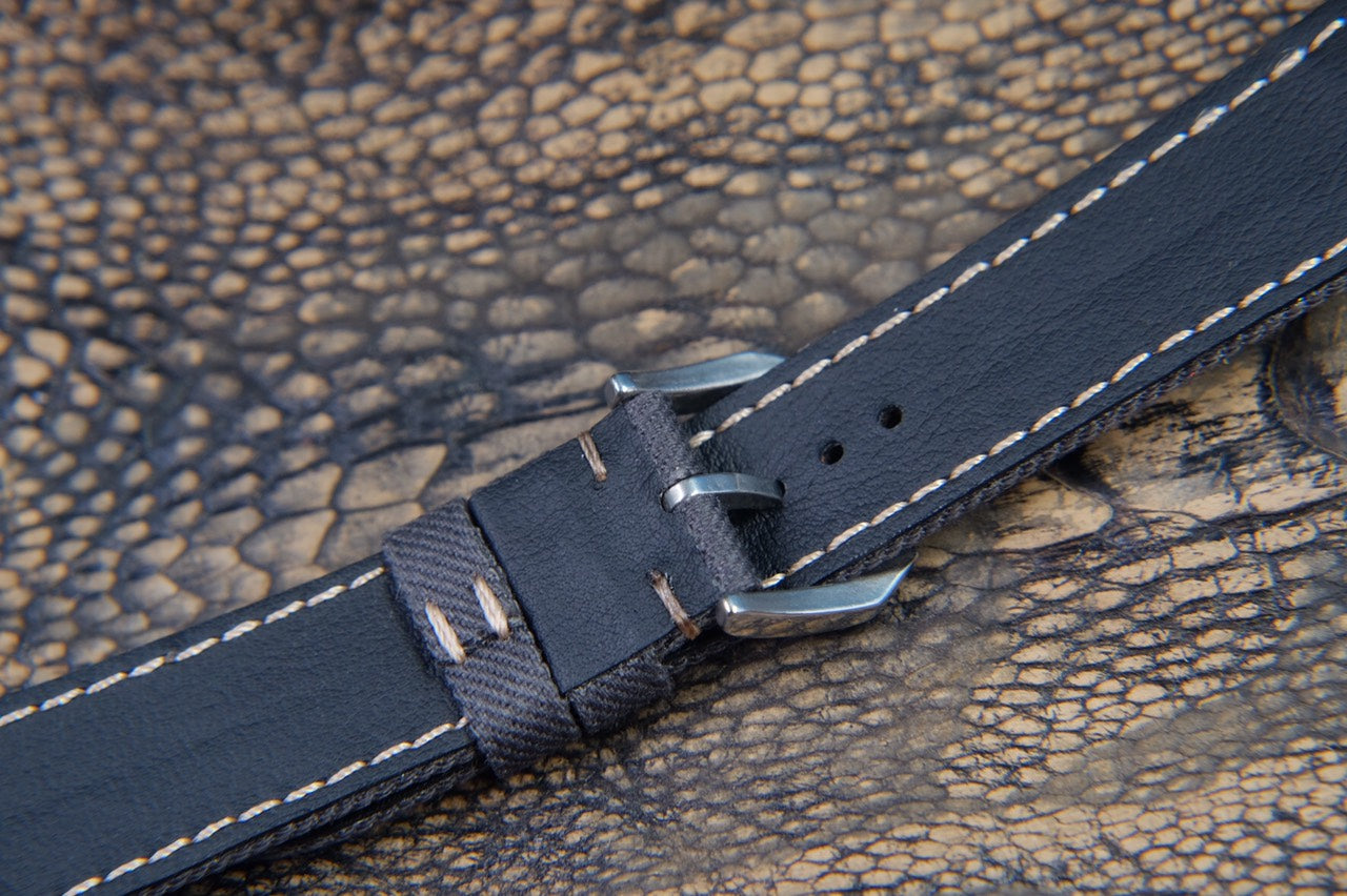 BESPOKE KHAKI HANDMADE WATCH STRAP HDCDK01