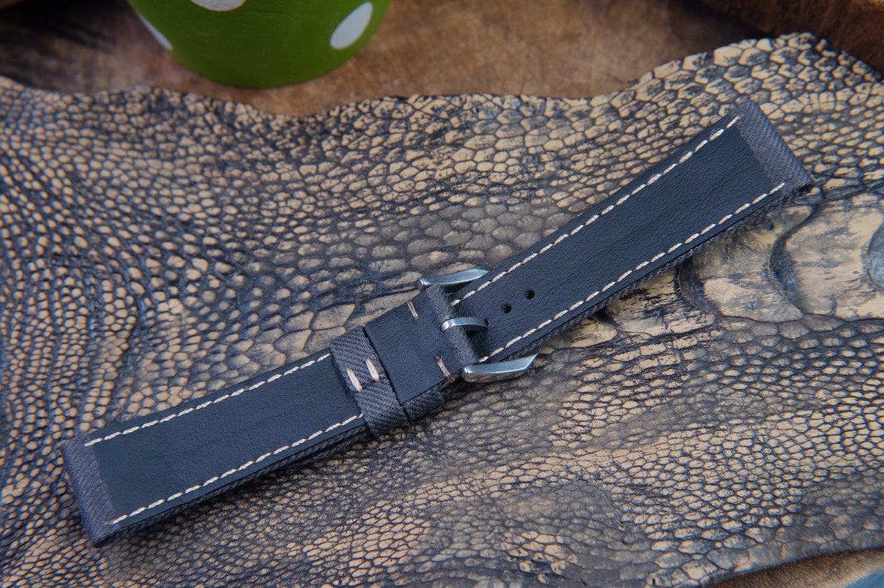 BESPOKE KHAKI HANDMADE WATCH STRAP HDCDK01