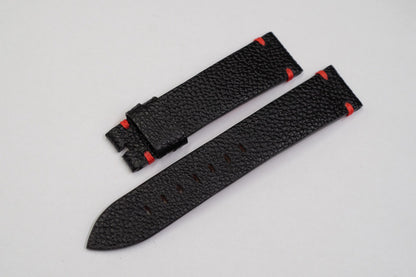 black cow leather watch strap CL2007