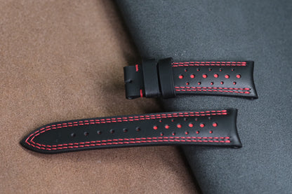 BLACK COW LEATHER WATCH STRAP HDCC92