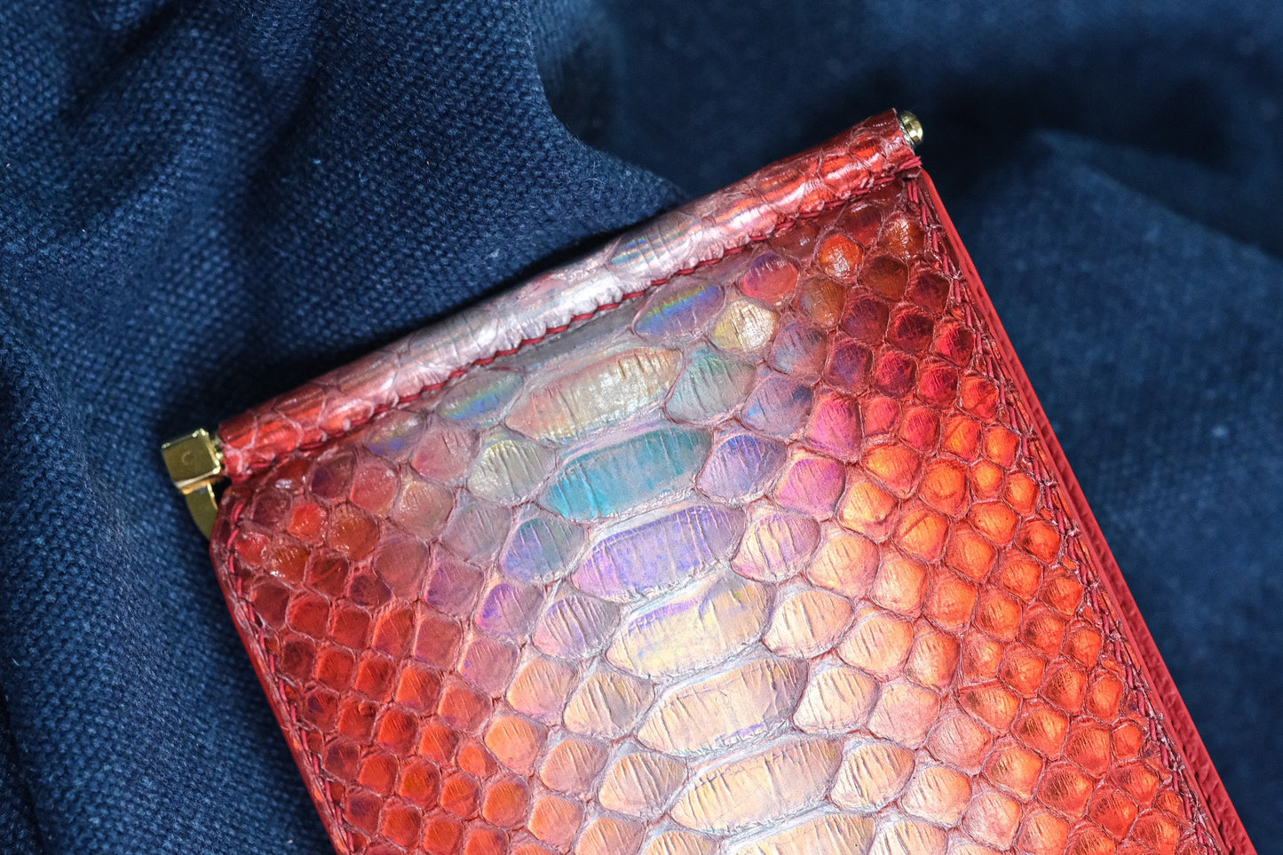 Red Python Leg Wallet HDWA81