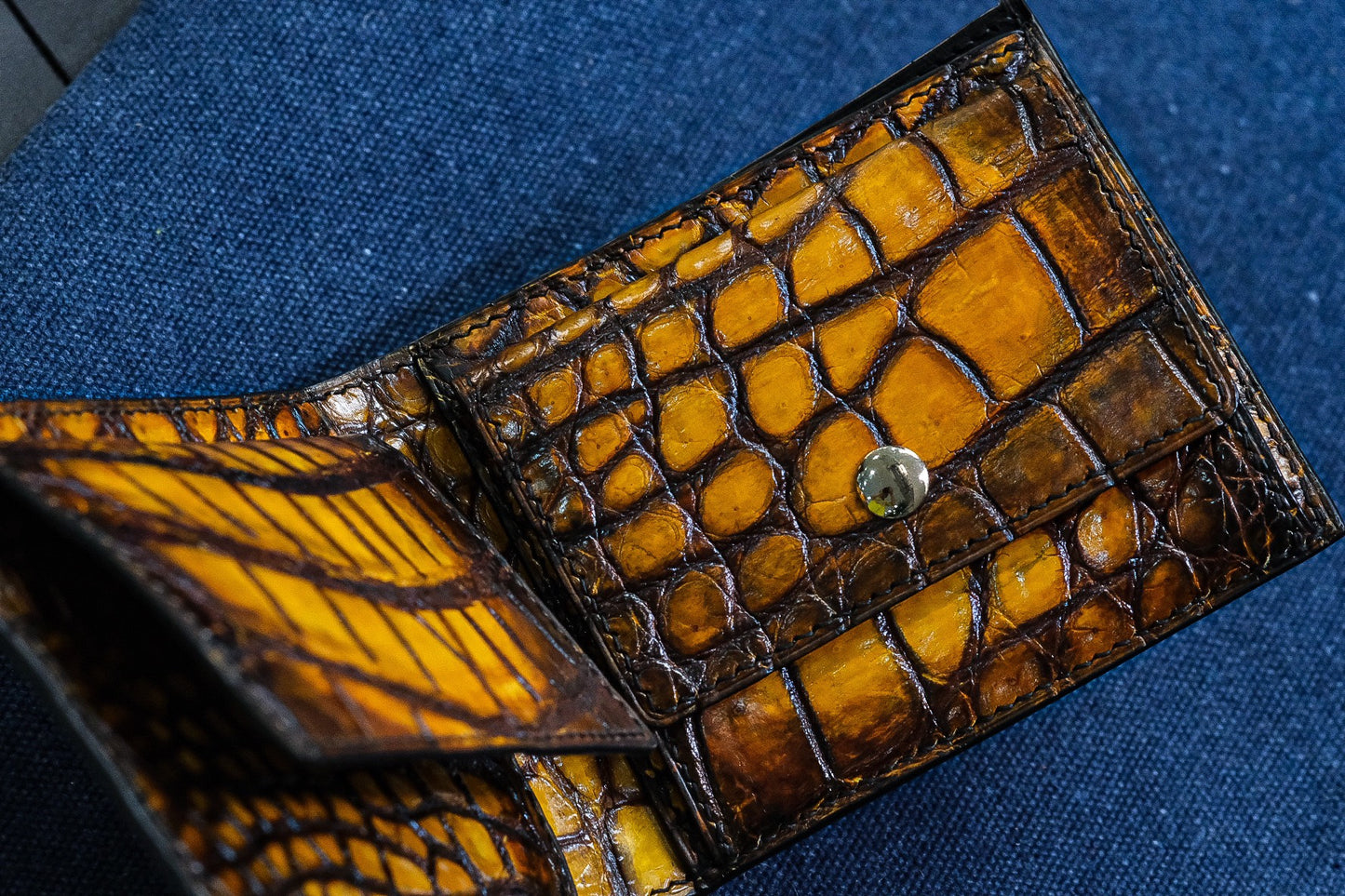 Patina Crocodile Wallet HDWA42